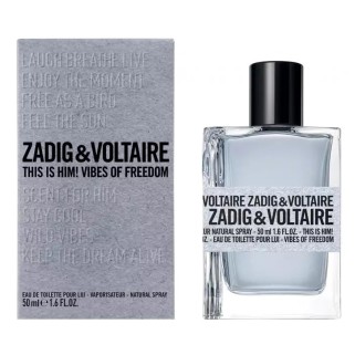 ZADIG & VOLTAIRE THIS IS HIM! VIBES OF FREEDOM EDT 50ML.