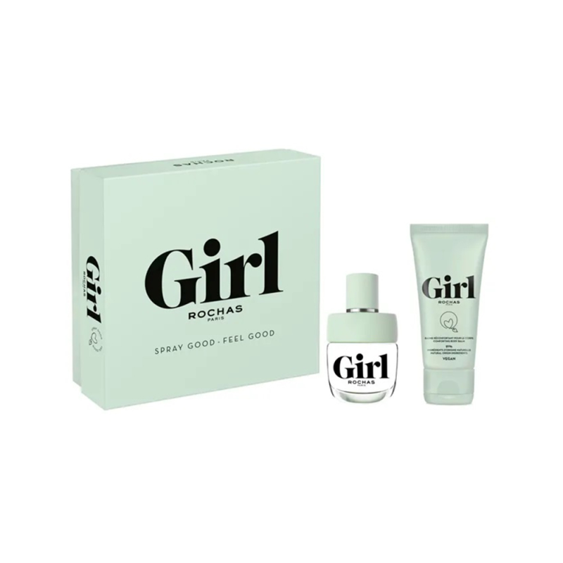ROCHAS SET GIRL  EAU DE TOILETTE 60ML+ GEL DE DUCHA CORPORAL EXFOLIANTE 100ML